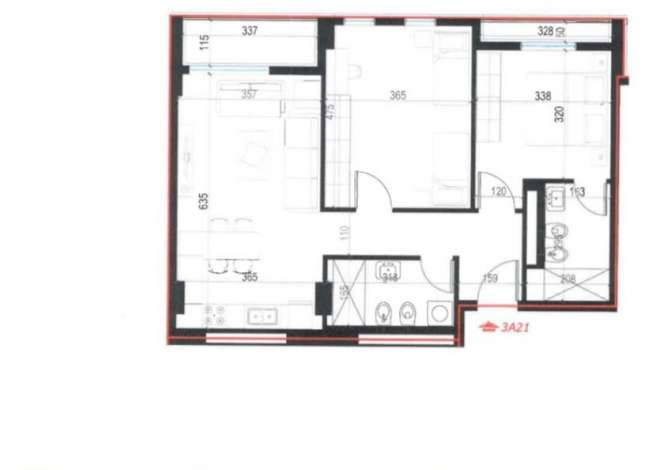 Shtepi ne shitje 2+1 ne Tirane - 96,300 Euro