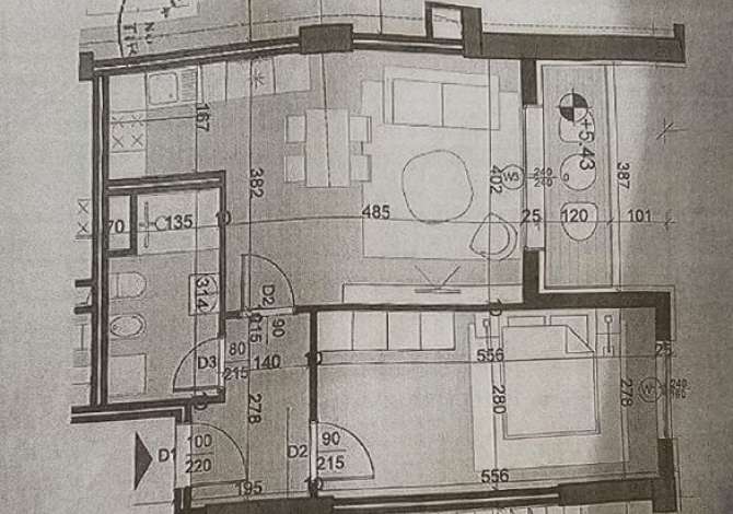 Shtepi ne shitje 1+1 ne Tirane - 95,000 Euro