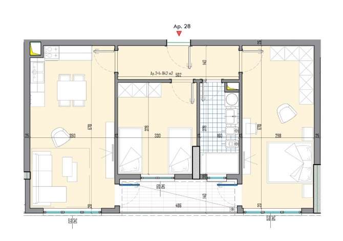 Shtepi ne shitje 2+1 ne Tirane - 96,500 Euro