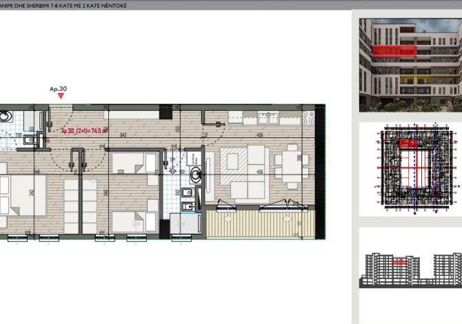 Shtepi ne shitje 2+1 ne Tirane - 83,306 Euro