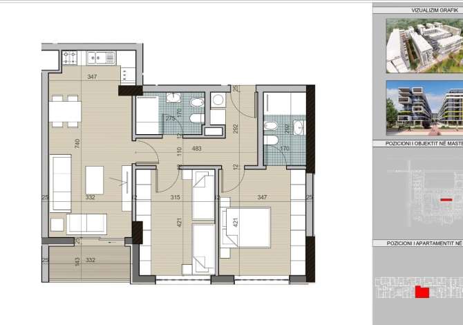 Shtepi ne shitje 2+1 ne Tirane - 104,980 Euro