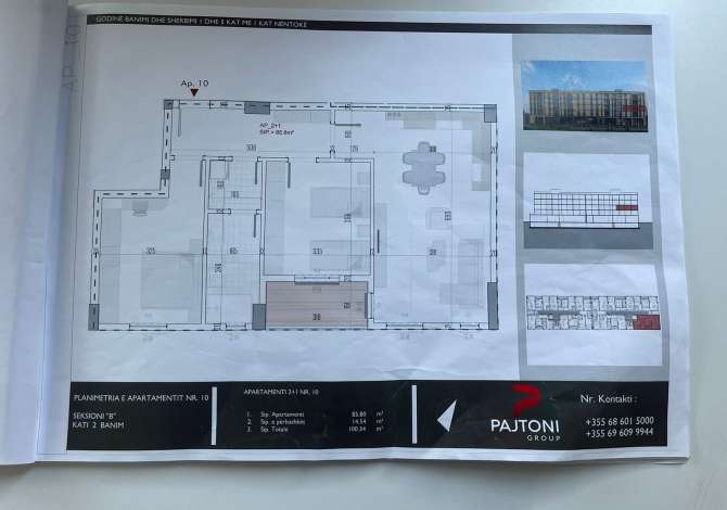 Shtepi ne shitje 2+1 ne Tirane - 70,200 Euro