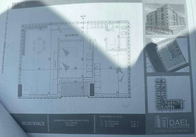 Shtepi ne shitje 2+1 ne Tirane - 75,840 Euro