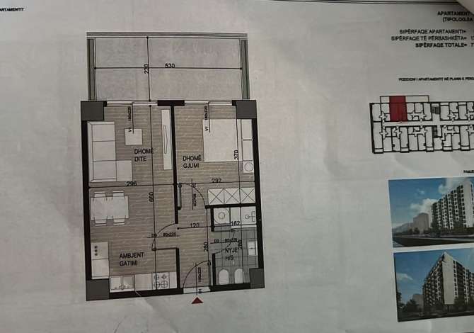 Shtepi ne shitje 1+1 ne Tirane - 80,500 Euro