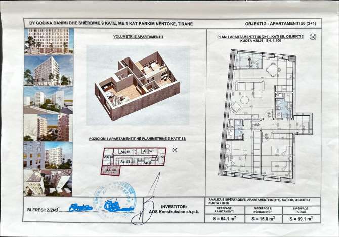 Shtepi ne shitje 2+1 ne Tirane - 110,000 Euro