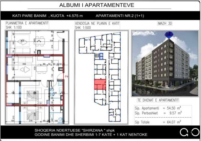 Shtepi ne shitje 1+1 ne Tirane - 67,935 Euro