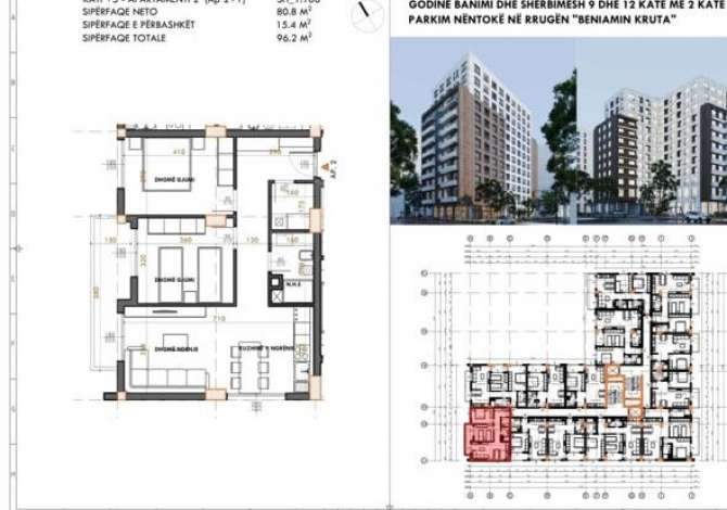 Shtepi ne shitje 2+1 ne Tirane - 125,000 Euro