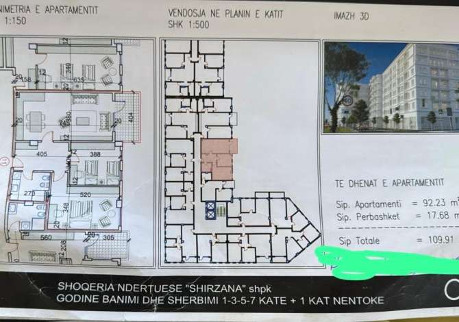 Shtepi ne shitje 2+1 ne Tirane - 115,500 Euro