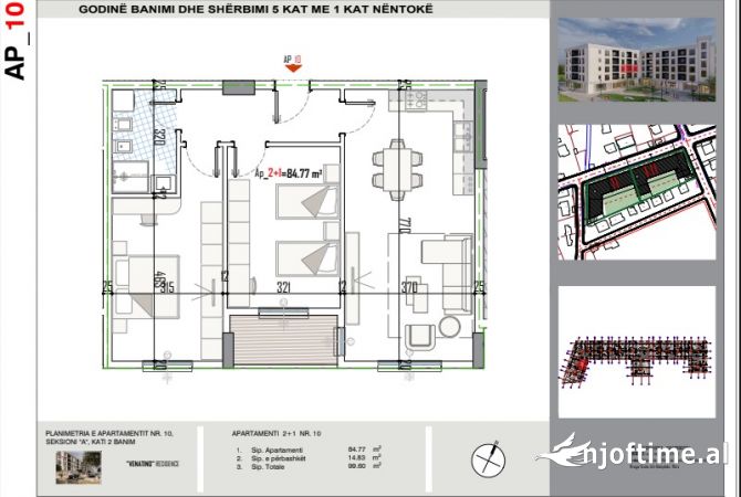 Shtepi ne shitje 2+1 ne Tirane - 76,692 Euro