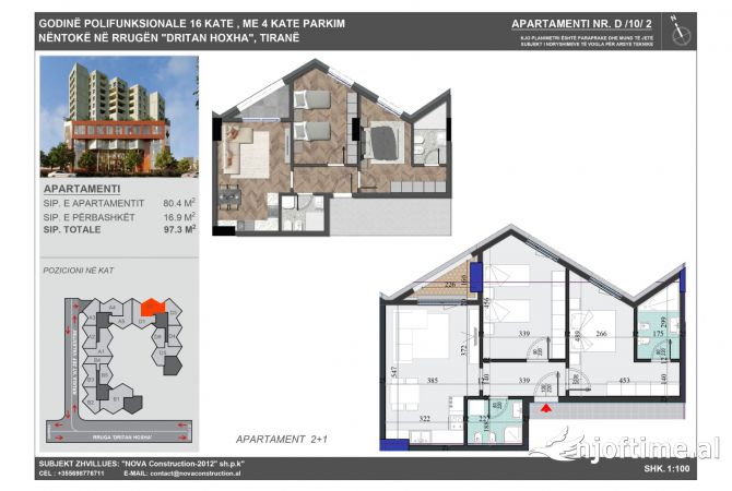 Shtepi ne shitje 3+1 ne Tirane - 150,820 Euro
