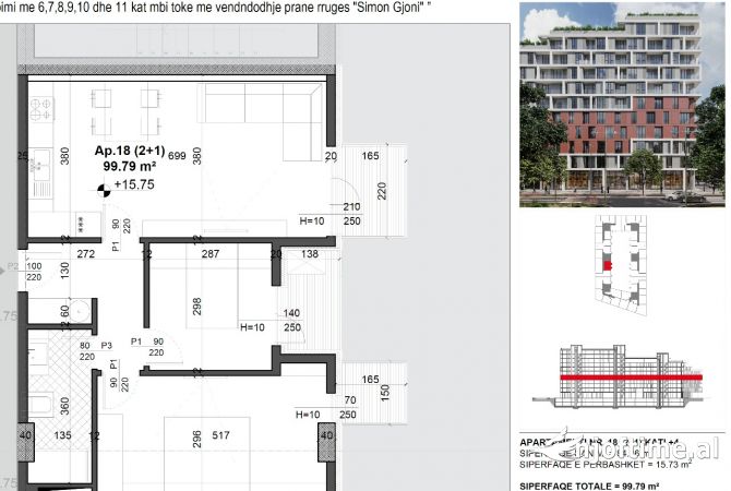 Shtepi ne shitje 2+1 ne Tirane - 144,623 Euro