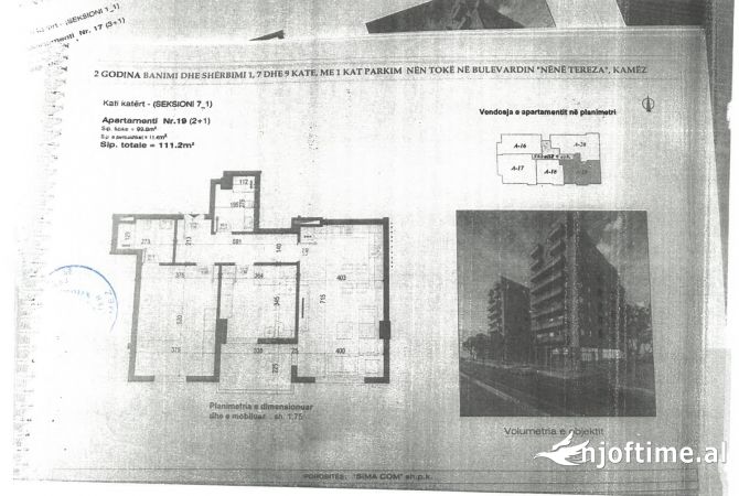 Shtepi ne shitje 2+1 ne Tirane - 86,736 Euro
