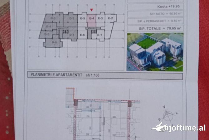 Shtepi ne shitje 1+1 ne Tirane - 102,950 Euro