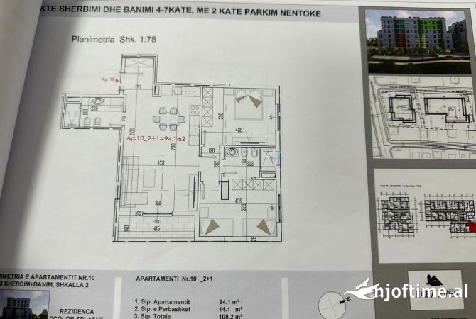 Shtepi ne shitje 2+1 ne Tirane - 119,000 Euro