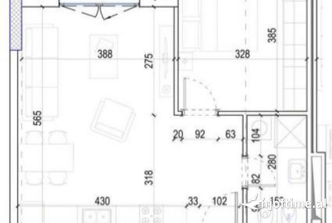 Shtepi ne shitje 1+1 ne Tirane - 63,400 Euro