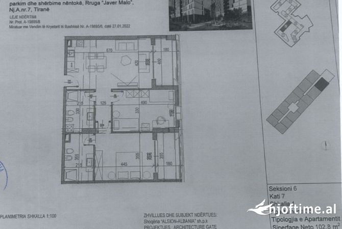 Shtepi ne shitje 2+1 ne Tirane - 182,802 Euro
