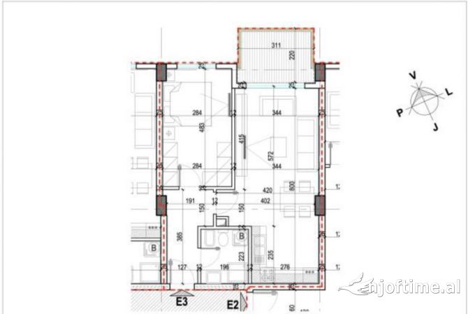 Shtepi ne shitje 1+1 ne Tirane - 130,000 Euro