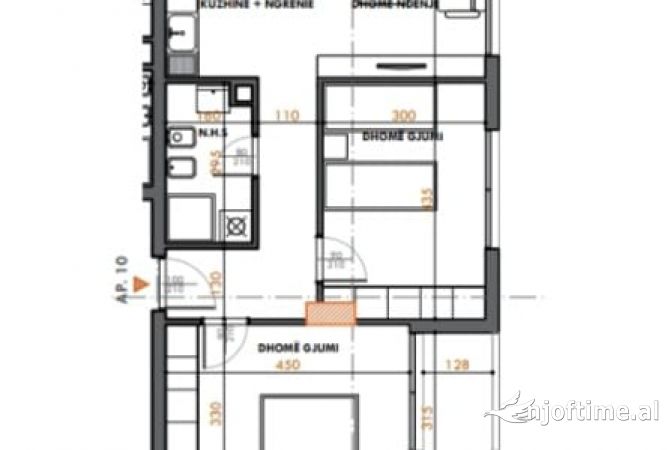 Shtepi ne shitje 2+1 ne Tirane - 109,130 Euro