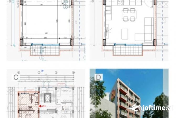 House for Sale 1+1 in Tirana - 93,000 Euro