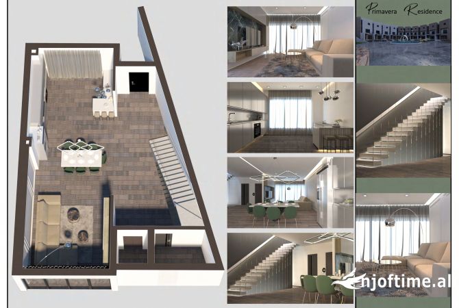 Shtepi me qera 3+1 ne Tirane - 2,500 Euro