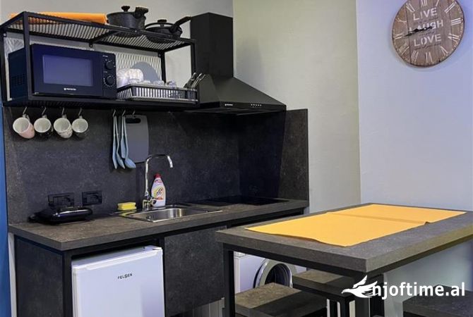 Shtepi me qera Apartament ne Tirane, 1+1, Mobilimi E mobiluar, Pagesa 500  Euro.