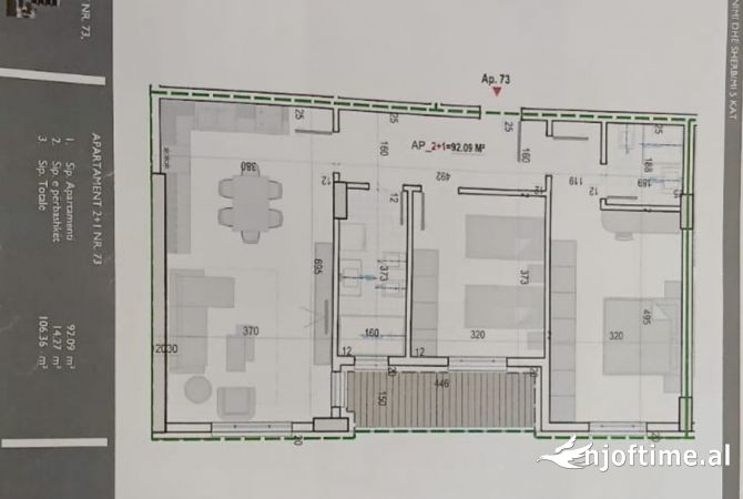 Shtepi ne shitje 2+1 ne Tirane - 85,088 Euro