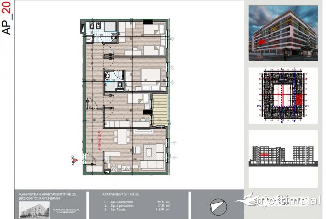 Shtepi ne shitje 3+1 ne Tirane - 98,272 Euro