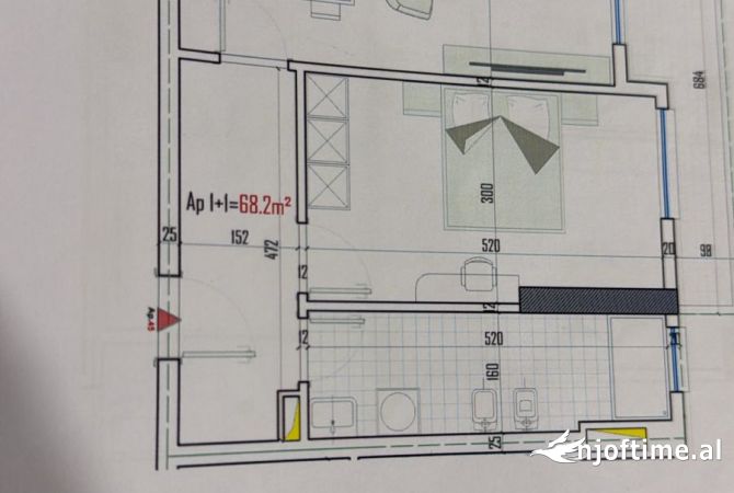 Shtepi ne shitje 1+1 ne Tirane - 63,360 Euro