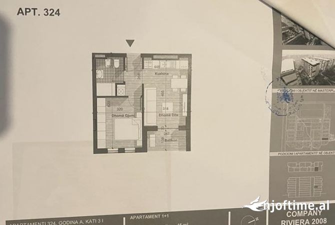 House for Sale 1+1 in Tirana - 66,000 Euro