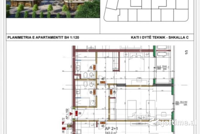 Shtepi ne shitje 2+1 ne Elbasan - 107,250 Euro