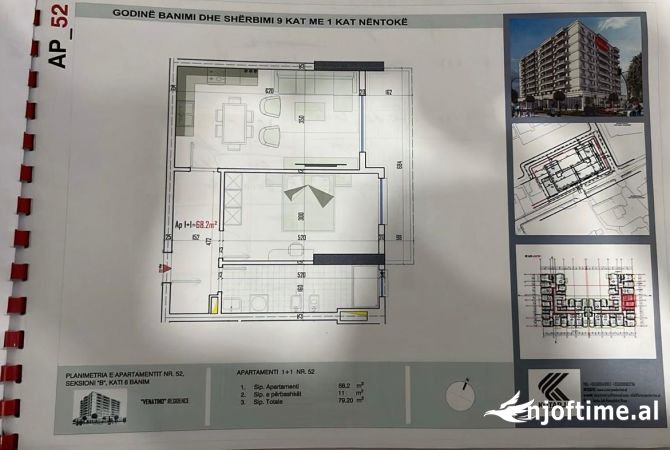 Shtepi ne shitje 1+1 ne Tirane - 63,360 Euro