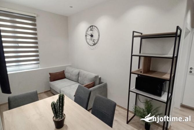 Shtepi me qera Apartament ne Tirane, 1+1, Mobilimi Pjeserisht e mobiluar, Pagesa 1,400  Euro.