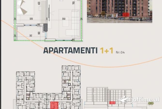 Shtepi ne shitje 1+1 ne Tirane - 78,504 Euro