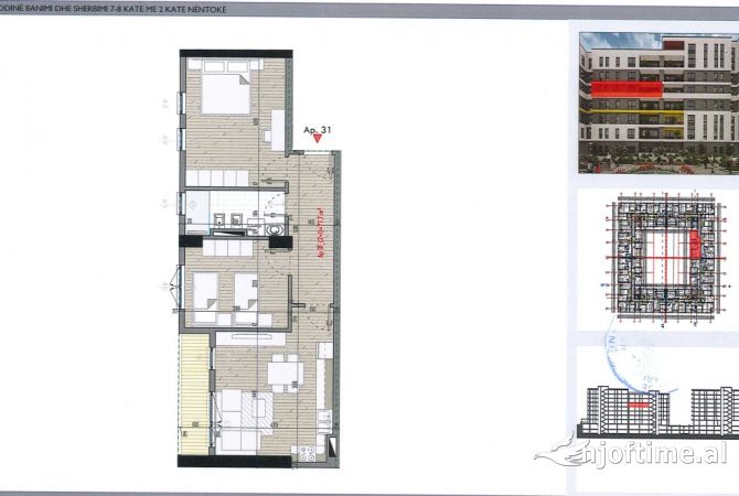 Shtepi ne shitje 2+1 ne Tirane - 79,561 Euro