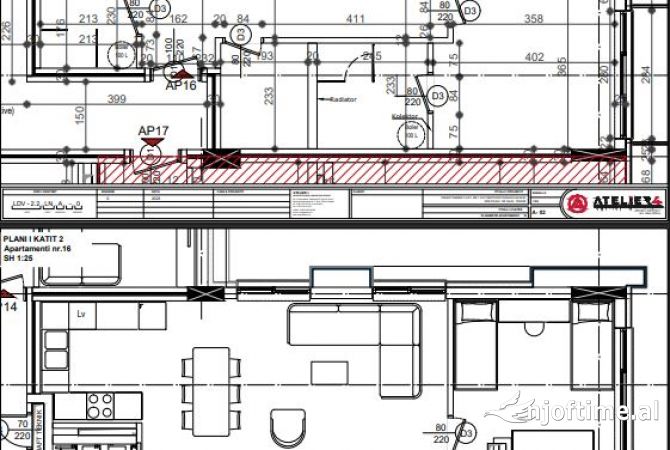 Shtepi ne shitje 2+1 ne Tirane - 238,260 Euro