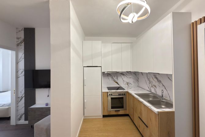 Shtepi me qera Apartament ne Tirane, 1+1, Mobilimi E mobiluar, Pagesa 430  Euro.