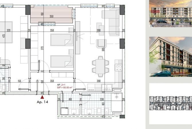 House for Sale 2+1 in Tirana - 87,000 Euro