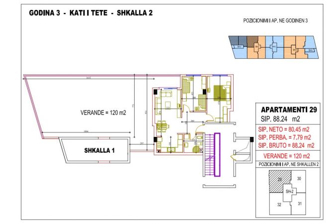 Shtepi ne shitje 2+1 ne Tirane - 130,000 Euro