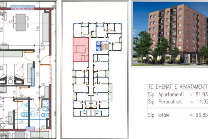 Shtepi ne shitje 2+1 ne Tirane - 111,000 Euro
