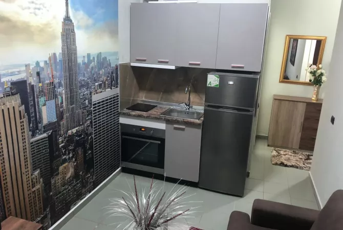 Shtepi me qera Apartament ne Tirane, 1+1, Mobilimi E mobiluar, Pagesa 50,000  Leke.