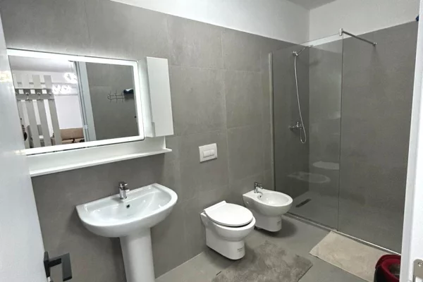 Shtepi me qera Papafingo(kati i catise) ne Tirane, 2+1, Mobilimi E mobiluar, Pagesa 80,000  Leke.