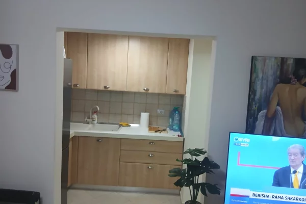 Shtepi ne shitje Apartament ne Tirane, 1+1, Mobilimi E mobiluar, Pagesa 125,000  Euro.