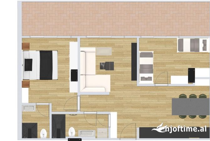 Shtepi ne shitje 2+1 ne Tirane - 175,000 Euro