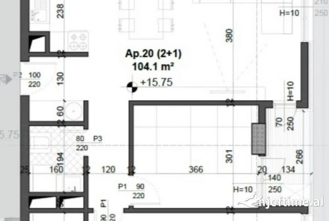 Shtepi ne shitje 2+1 ne Tirane - 140,000 Euro