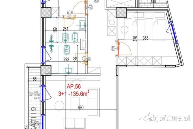 Shtepi ne shitje 3+1 ne Tirane - 235,000 Euro