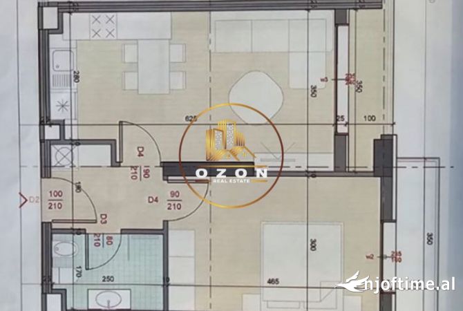 Shtepi ne shitje 1+1 ne Tirane - 95,000 Euro