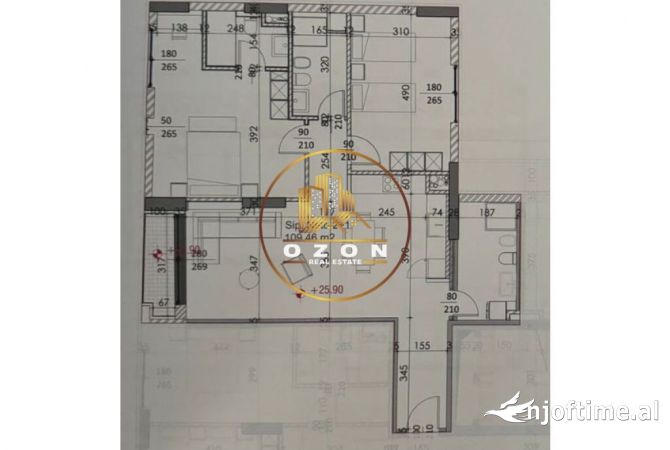 Shtepi ne shitje 1+1 ne Tirane - 103,824 Euro