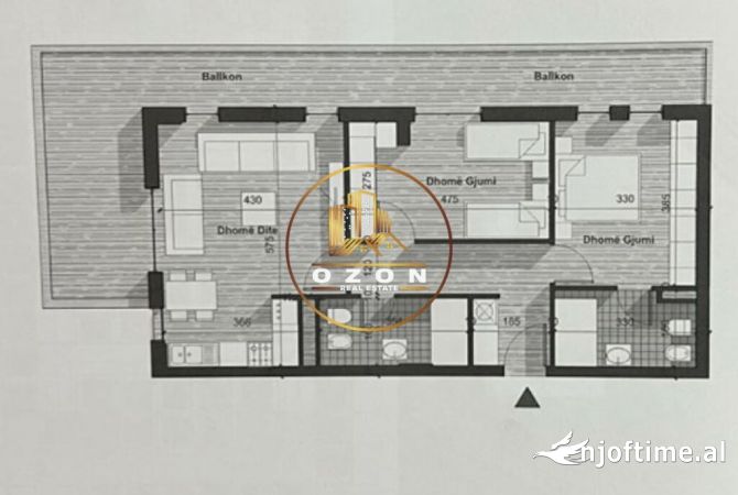 Shtepi ne shitje 2+1 ne Tirane - 125,000 Euro