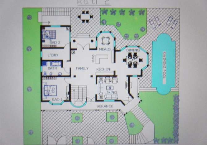 Shtepi ne shitje Vila Luksoze ne Tirane, 7+1, Mobilimi Pjeserisht e mobiluar, Pagesa 800,000  Euro.