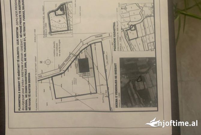 Truall ose Toke  ne Tirane - 296,000 Euro